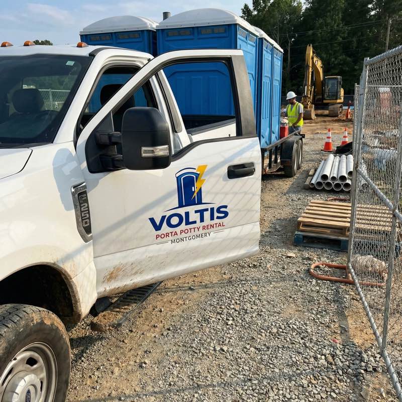 Voltis delivery truck on site